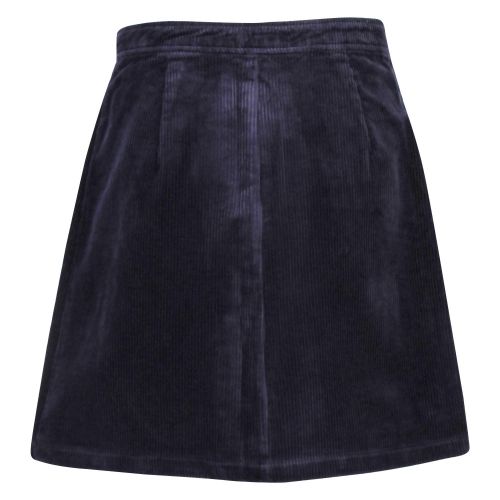 Womens Navy Blazer Viemmi Cord Short Skirt 49712 by Vila from Hurleys