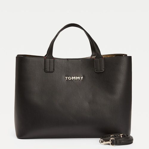 Womens Black Iconic Tommy Tote Bag 81064 by Tommy Hilfiger from Hurleys