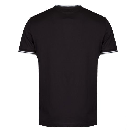 Mens Black Twin Tipped S/s T Shirt 35042 by Fred Perry from Hurleys