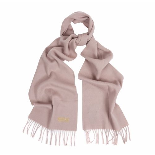 Womens Latte Lambswool Scarf 31462 by Barbour International from Hurleys
