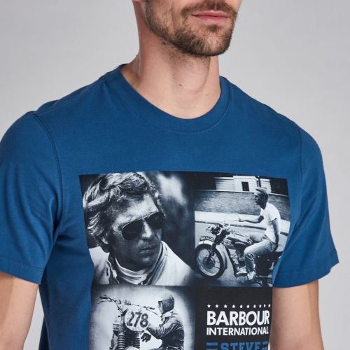 Mens Washed Ink Triple S/s T Shirt 56401 by Barbour Steve McQueen Collection from Hurleys