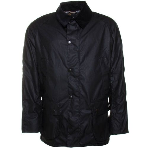 Lifestyle Mens Navy Ashby Waxed Jacket 60646 by Barbour from Hurleys