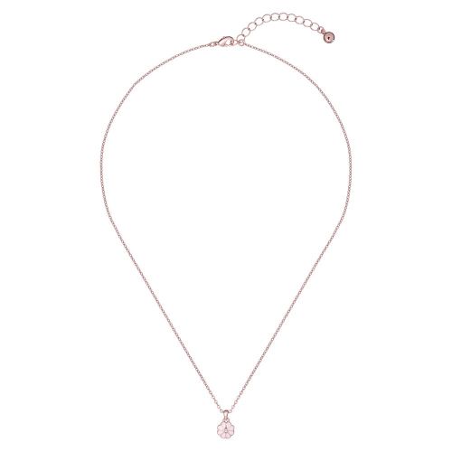 Womens Rose Gold/Baby Pink Dorriy Daisy Pendant Necklace 82785 by Ted Baker from Hurleys