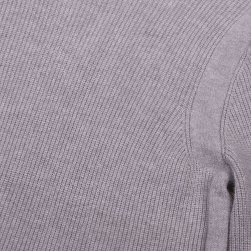 Womens Light Grey Marl Viril Turtleneck Rib Knitted Jumper 49726 by Vila from Hurleys