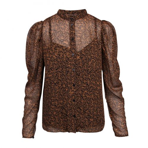 Womens Light Brown Ammbre Printed Blouse 91715 by Ted Baker from Hurleys