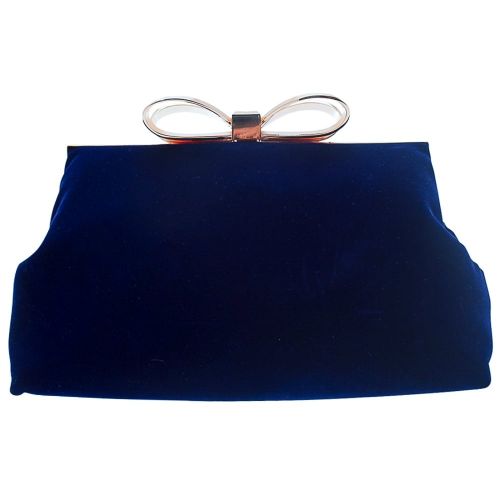 Womens Mid Blue Cena Bow Evening Bag 16468 by Ted Baker from Hurleys