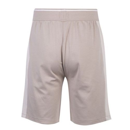 Mens Light Beige Lounge Cotton Poly Shorts 108799 by BOSS from Hurleys