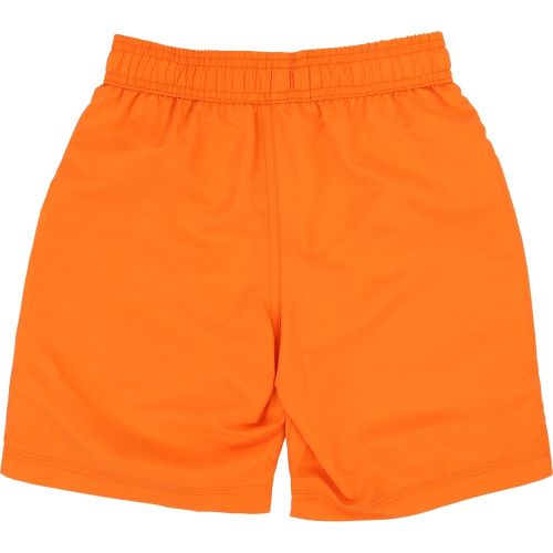 Boys Orange Branded Leg Swim Shorts 38287 by BOSS from Hurleys