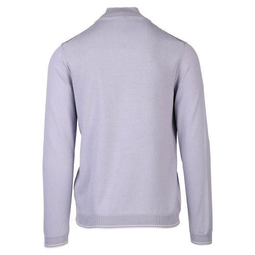 Athleisure Mens Blue Zitom_S22 1/2 Zip Knitted Jumper 97710 by BOSS from Hurleys