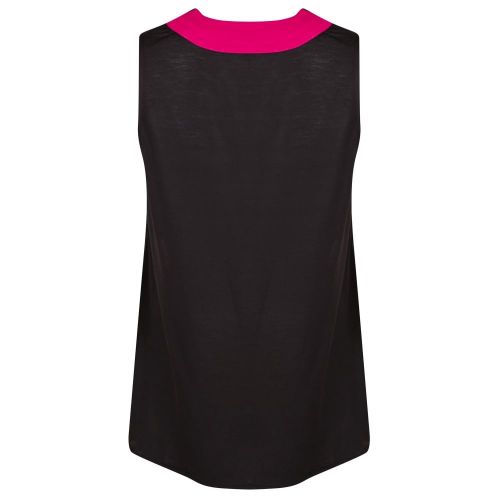 Womens Black & Magenta Enoshima Crepe Light S/less Top 21231 by French Connection from Hurleys
