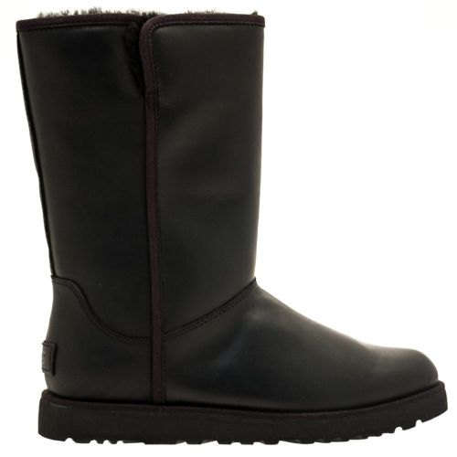 Womens Black Michelle Leather Boots 60849 by UGG from Hurleys