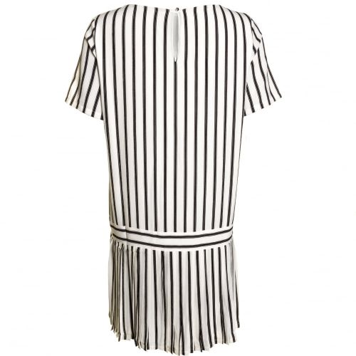 Womens Black & White Yasjuly Stripe Dress 60307 by Y.A.S from Hurleys
