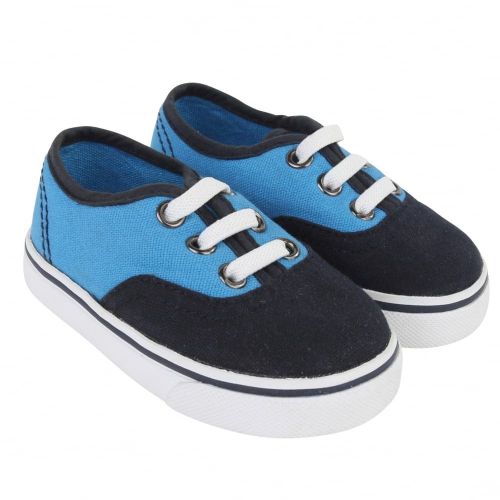 Baby Blue Branded Trainers (17-25) 37477 by BOSS from Hurleys