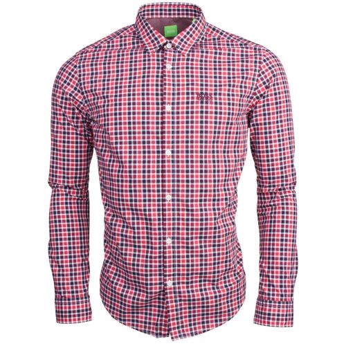 Green Mens Pink C-Buster L/s Shirt 25204 by BOSS from Hurleys