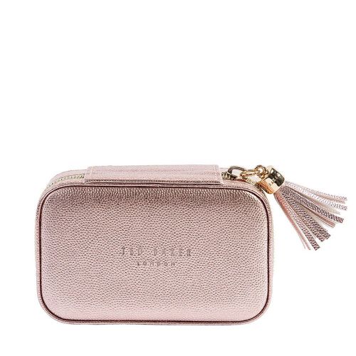 Womens Metallic Pink Mini Jewellery Case 78423 by Ted Baker from Hurleys