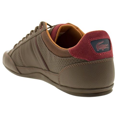 Mens Dark Brown Chaymon Trainers 14345 by Lacoste from Hurleys