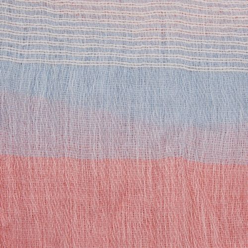 Womens Blue/Pink Whitmore Stripe Wrap Scarf 38720 by Barbour from Hurleys