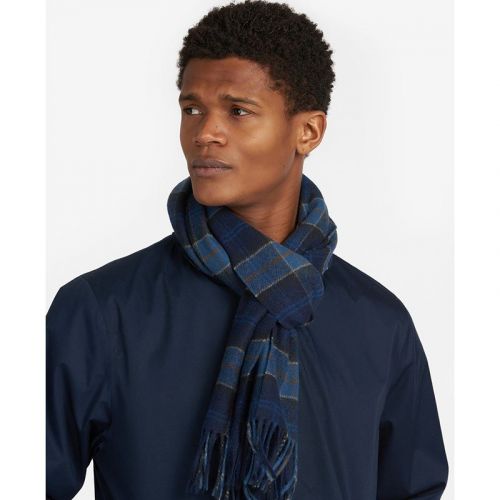 Midnight Tartan Lambswool Scarf 98923 by Barbour from Hurleys