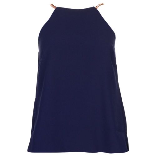 Womens Navy Katay Chain Detail Top 9039 by Ted Baker from Hurleys