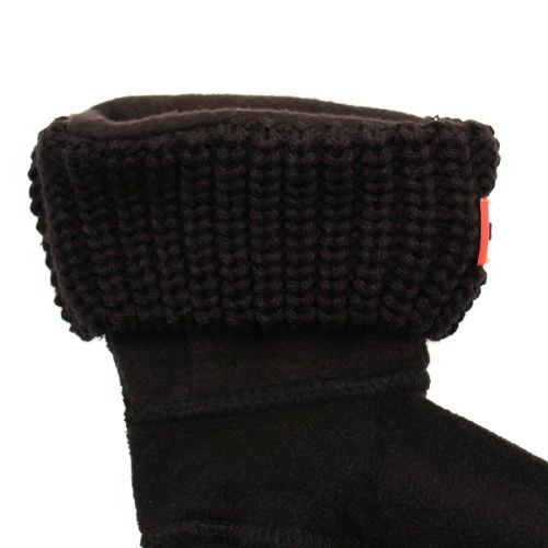 Kids Black Half Cardigan Wellington Socks (4-6 - 3-5) 24991 by Hunter from Hurleys