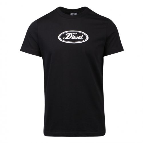 Mens Black T-Diegor-C14 S/s T Shirt 108008 by Diesel from Hurleys