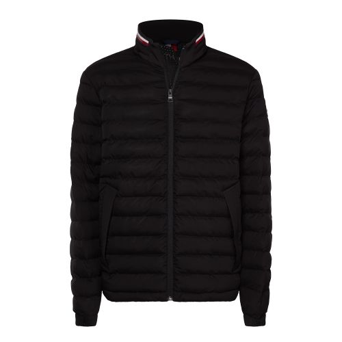 Mens Jet Black Stretch Quilted Jacket 49990 by Tommy Hilfiger from Hurleys