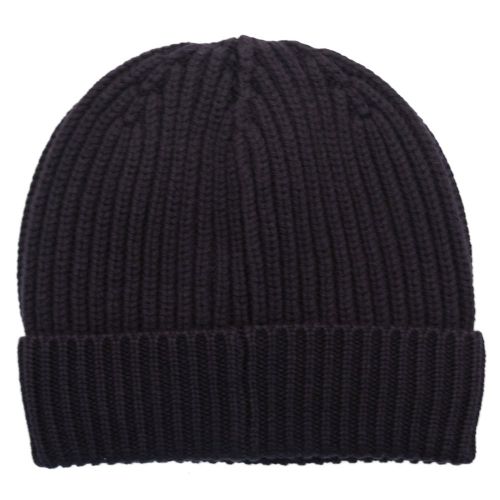 Mens Navy Beanie Hat 68124 by Armani Jeans from Hurleys