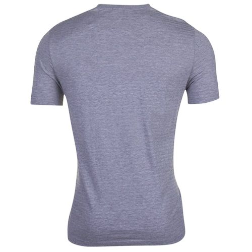 Mens Steel Marl Textured Stripe S/s Tee Shirt 71429 by Fred Perry from Hurleys