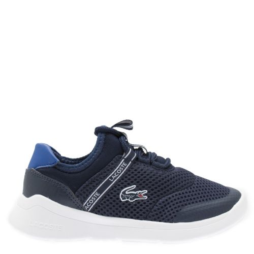 Child Navy LT Dash Trainers 34774 by Lacoste from Hurleys