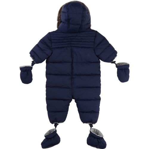 Baby Navy Fur Trimmed Snowsuit 65502 by Timberland from Hurleys