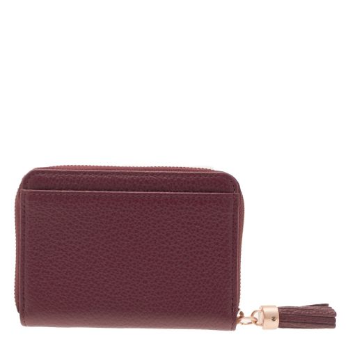 Womens Maroon Sabel Tassel Zip Around Small Purse 30190 by Ted Baker from Hurleys
