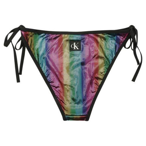 Womens Rainbow Gradient Cheeky Side Tie Bikini Briefs 108766 by Calvin Klein from Hurleys