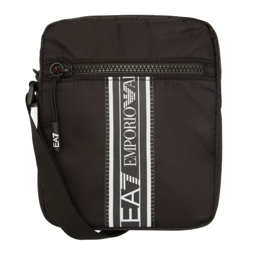 Mens Black Taped Detail Pouch Bag 57479 by EA7 from Hurleys