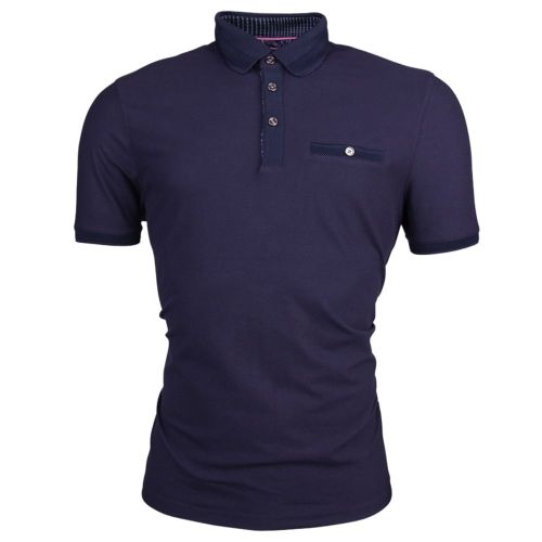 Mens Navy Jayez S/s Polo Shirt 14256 by Ted Baker from Hurleys