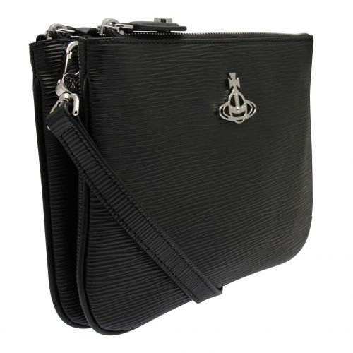 Womens Black Polly Top Zip Crossbody Bag 84800 by Vivienne Westwood from Hurleys