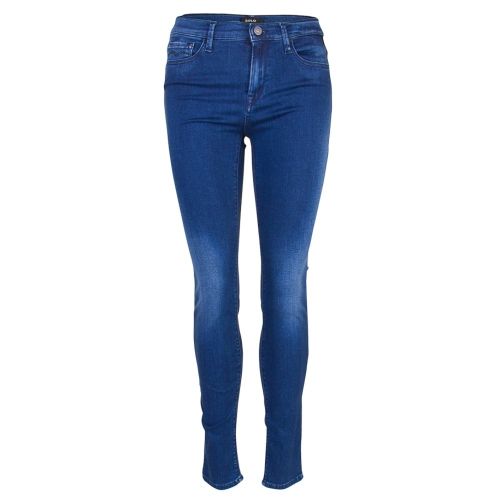 Womens Blue High Rise Joi Skinny Fit Jeans 7116 by Replay from Hurleys