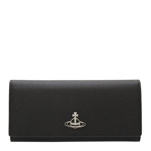 Womens Black Windsor Leather Long Card Purse 76048 by Vivienne Westwood from Hurleys