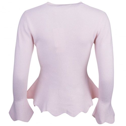 Womens Pale Pink Bobbe Peplum Knitted Top 18420 by Ted Baker from Hurleys