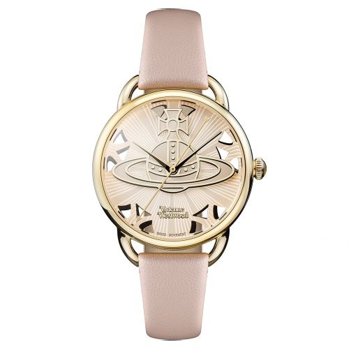 Womens Pink Leadenhall Leather Strap Watch 69068 by Vivienne Westwood from Hurleys