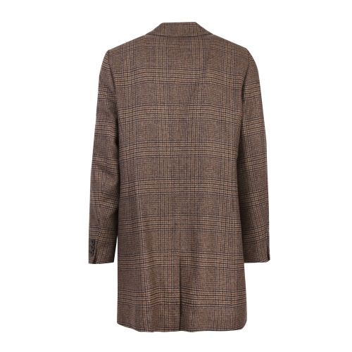 Mens Brown Rhyl Heritage Check Tailored Coat 55664 by Ted Baker from Hurleys
