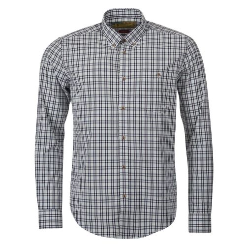 Steve McQueen™ Collection Mens Navy Crew Check L/s Shirt 21957 by Barbour from Hurleys