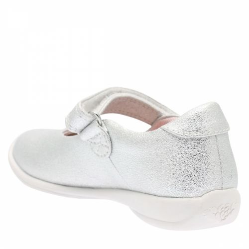 Girls Silver Princess Megan Dolly Shoes (25-35) 39360 by Lelli Kelly from Hurleys