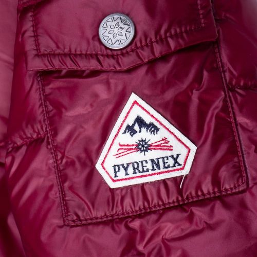 Kids Burgundy Authentic L Fur Matte Jacket (2y-6y) 13895 by Pyrenex from Hurleys