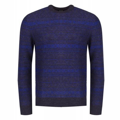 Mens Navy Alpaca Wool Mix Knitted Jumper 28765 by PS Paul Smith from Hurleys