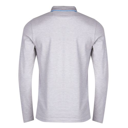 Athleisure Mens Light Grey Pleesy 4 L/s Polo Shirt 32072 by BOSS from Hurleys