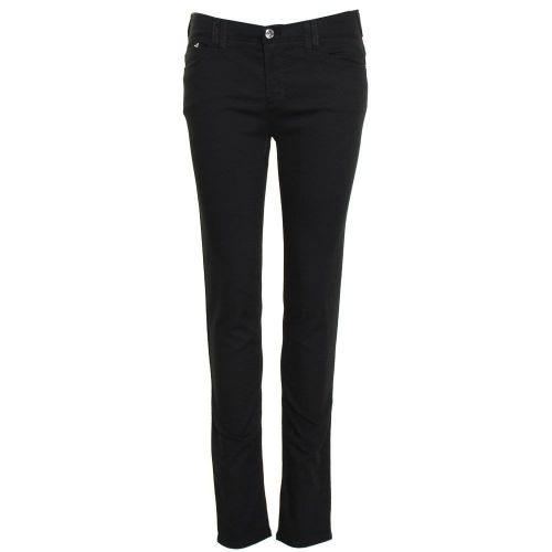 Womens Black J28 Skinny Fit Jeans 72961 by Armani Jeans from Hurleys