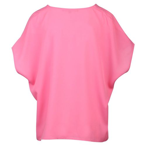 Womens Bubblegum Crepe Light V Neck Top 107808 by French Connection from Hurleys