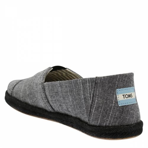 Mens Black Rugged Alpargata Espadrilles 41512 by Toms from Hurleys