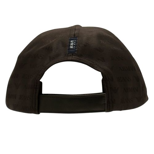 Mens Black Multi Logo Cap 11147 by Armani Jeans from Hurleys