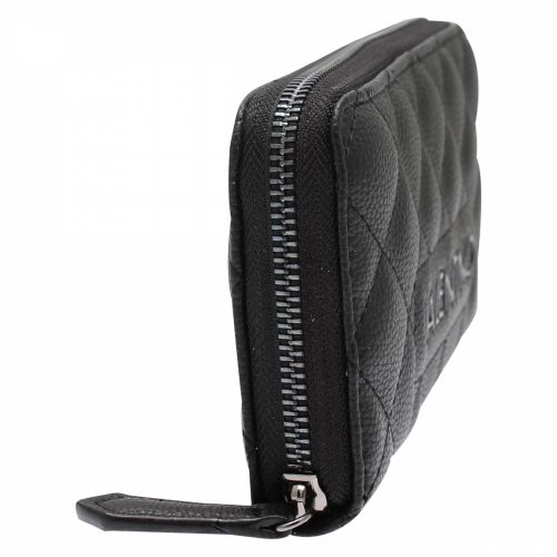 Womens Black Licia Quilted Zip Around Purse 37899 by Valentino from Hurleys